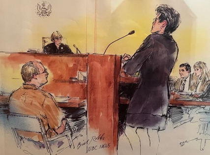 Bobbi Bernstein in the court room