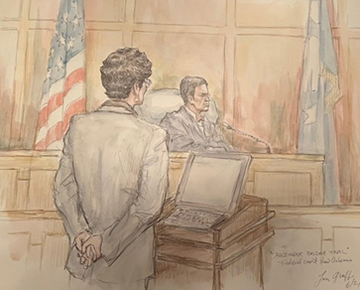 Attorney in a trial court